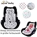 Produktbild Sweet Baby ** SLEEPY Auto-Sitzverkleinerer / NeugeborenenEinsatz Antiallergikum ** Passend für Babyschalen Gr. 0/0+ und Gr. 1 ** Ideal auch für Maxi Cosi, Cybex etc. sowie Kinderwagen, Babywanne etc. (Blue Stars)