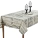 Produktbild sourcemall Retro Holz Getreide Tischdecke, Fotografie Hintergrund Stoff, Leinen und Vintage Tischdecke, sortiert Größe, 200x140cm