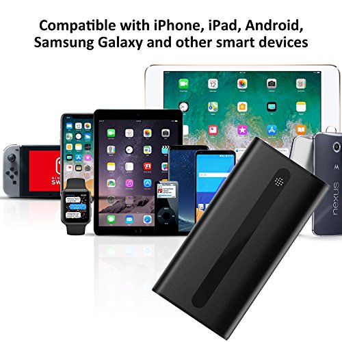 Power Bank 24000mAh Batterie Externe Ultra-Portable Chargeur de t  l  phone externe avec 2 1A Port d entr  e  lumi  res LED et 3 ports de charge pour 