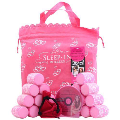 Sleep In Rollers Pink Original Gift Set