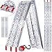 Masko® 2x Auffahrrampe 680kg Faltbare ALU Verladerampe Verladeschiene Antirutsch Klappbar max. 340kg* pro Stück , max 680kg* pro Paar Motorrad ATV Quad PKW Auto Laderampe