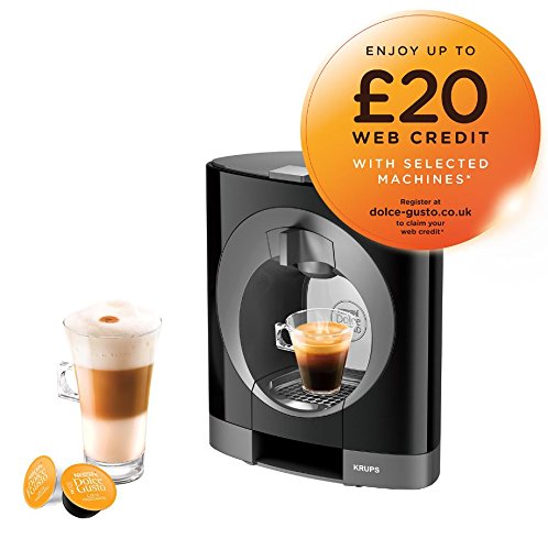 Krups YY2290FD Nescafé Dolce Gusto Oblo noir Machine à Café Noir 24,5 x 18 x 31,5 cm - 2