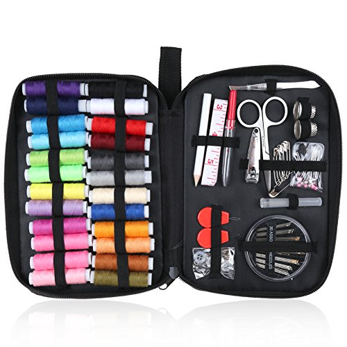 comprare on line Annstory Set da Cucito con Astuccio in Tessuto Oxford di Alta Qualità per Principianti o per Viaggiare, Kit da cucito, Viaggio e Emergenza con Accessori Kit prezzo