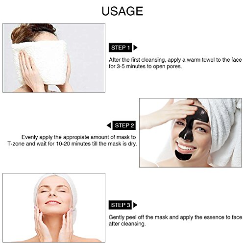 Blackhead Peel Off Maske, LuckyFine Baby Skin Reinigungsmaske Mitesser Akne Öl-Kontrolle 70g - 5