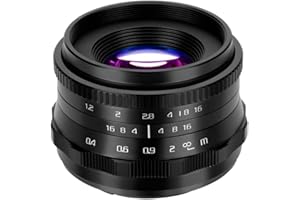 JINTU 35mm F1.2 Manual APS-C Camera Lens Portable Cost-effective Camera Lenses Portrait for Sony E-Mount Mirrorless NEX A6000 A6100 A6600 A6400 A6500 A7IV A7II A7III A7RIII ZV-E10 A7RIV A7C