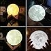 Produktbild Gladle 3D Mondlampe LED Nachtlicht Mondlicht Berührungssensor Holz mit Halter
