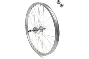 ECOVELO RUOTA CERCHIO POSTERIORE BICI BICICLETTA MTB 26X1,75 6/7V. IN ALLUMINIO, MOZZO IN ACCIAIO, DADI DI FISSAGGIO INCLUSI