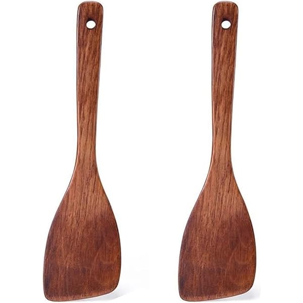 Cucchiaio Da Cucina In Legno Di Acacia - 30cm Ecologico Per Mescolare E Servire - Foto 6