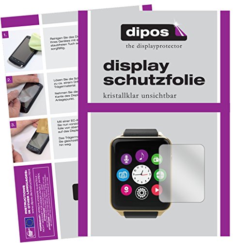 diposdipos I 6x Screen Protector compatible with KingWear GT88 Protection Films clear