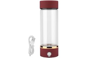 TAIDDA Bouteille de filtre d'eau de 420mL, fabricant de générateur d'ioniseur d'hydrogène d'USB de bouteille de tasse d'eau riche en hydrogène