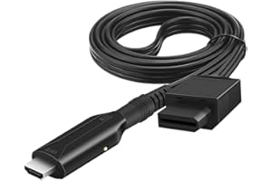 Jerilla Cables de Wii a HDMI, WII a HDMI Convertidor Conector Video Audio HD 720P/1080P Cable Adaptador Compatible con Nintendo Wii, TV, Monitor, Proyector