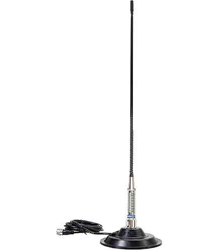 Antenne CB PNI De Sirio Super 9 Avec Papillon, Longueur 155 Cm, 27-28,5