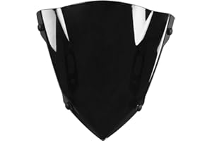 TaTonCycle Support de déflecteur Avant de Moto pour Pare-Brise de Sport Compatible avec Pare-Brise à Double carénage Compatible avec Y-amaha MT07 FZ07 MT FZ 07 MT-07 FZ-07 2018 2019 2020 (Fumée Noir)