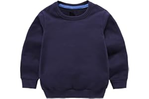 Taigood Kinder Pullover für Jungen Baumwolle Sweatshirt Langarm T Shirts Pullover Herbst Winter Alter 1-7 Jahre