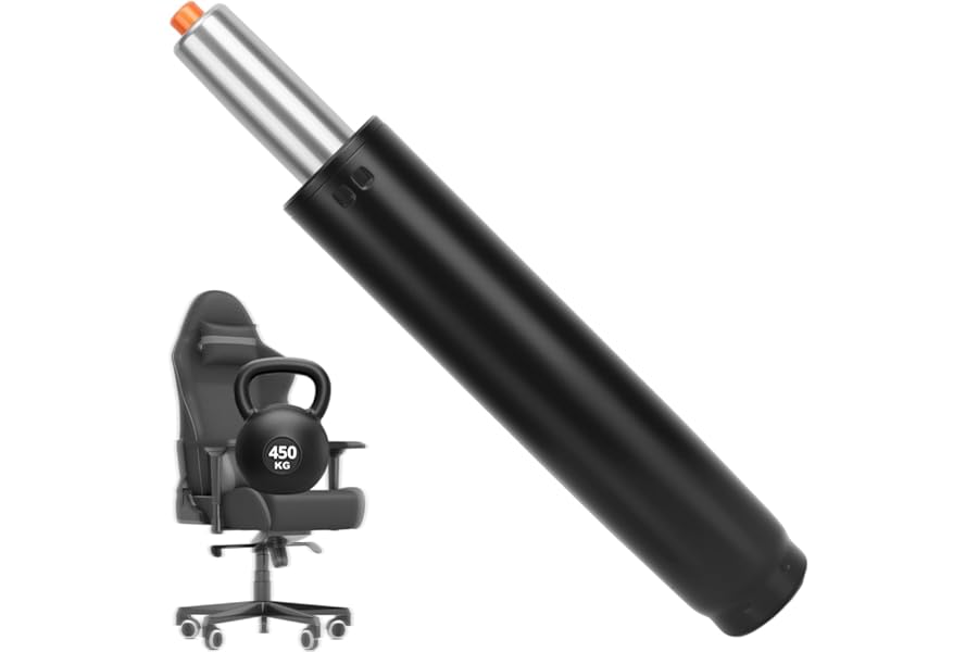 QWORK® Gas Lift Cylinder Heavy-Duty, 31-45cm Stainless Steel Lift Chair Replacement Gas Lift, 360 Swivel, Gas Lift, for Office Lift Chairs