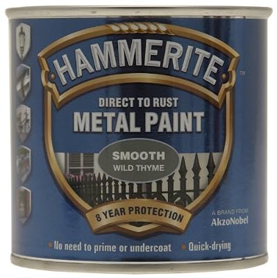Hammerite - SFWT250 - Peinture pour métal s'appliquant directement sur la rouille - 250 ml - Finition lisse - Couleur thym sauvage