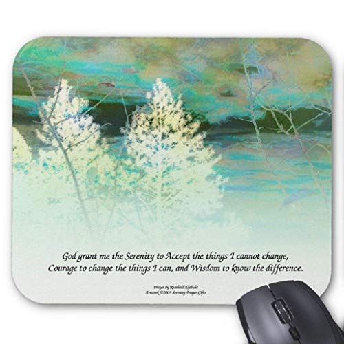Preisvergleich Produktbild HYYCLS Serenity Prayer Blue Green Landscape Mousepad