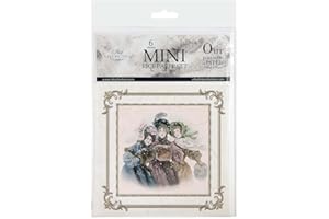 ITD Collection - Mini Papier de Riz Set de Création (6 Feuilles), Découpage de Papiers de Riz pour Le Scrapbooking et Le Bricolage, Multicolore 14,8 x 14,8 cm (RSM060)- HS code 48021000