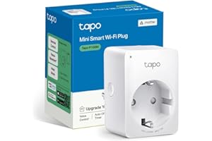 TP-Link Tapo P100M Matter Presa Smart, Presa Intelligente, WiFi Intelligente Smart Plug, Compatibile con Alexa e Google Home, Spegnimento Automatico, Controllo Remoto Tramite APP Tapo, 10A, 2300W
