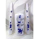 Hochzeitskerze - Name Datum, Geburtstagskerze Geschenk Hochzeit Hochzeitskerzen.