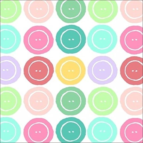 Snippits Buttons Cotton Fabric Windham Fabrics - Cotton Fabric For Dressmaking and Patchwork - Buy by the Half Metre