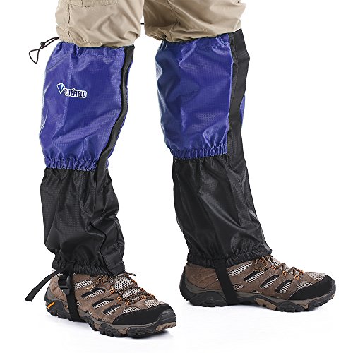 Lixada 1 Par de Polainas de Pierna de Nieve Bota de la Cubierta Correa