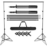 2.8x3 Metre fon Standı taşınabilir background stand Backdrop Stand ayarlanabilir demir tag