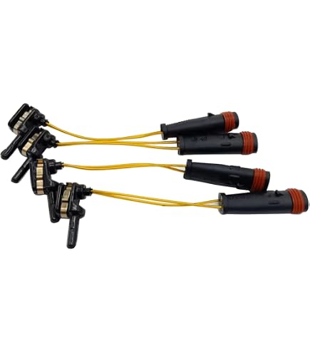 4X For Mercedes-Benz Front / Rear Brakes Pads Wear Indicator Sensor#2115401717 4X For Mercedes-Benz Front / Rear Brakes Pads Wear Indicator Sensor#2115401717