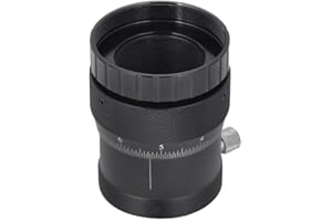 DIYEENI 943 Focheggiatore elicoidale Doppio, focheggiatore a Spirale da 1,25 Pollici, focheggiatore di Regolazione fine elicoidale con Corsa di Messa a Fuoco da 10 mm, Accessori per telescopio astronomico