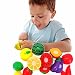 Education Toys,Fortan 1 Set Cutting Fruit Vegetable Pretend Play Children Kid Educational Toy