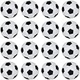 BQSPT 32mm Foosball Balls Foose Balls Table Soccer Game Replacement Foosballs 16pcs,Foosball Balls Official 32mm Mini Table Footballs Ball Accessory Black(16 Pack)