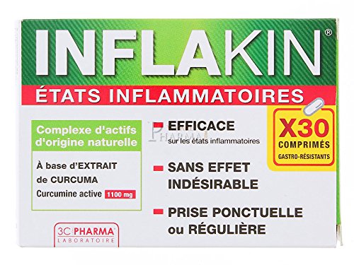 3C Pharma Inflakin Apaisant Physiologique - Etats Inflammatoires 30 Comprimés