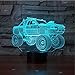Produktbild Geländewagen 3D Lampe Modellierung Kreatives Nachtlicht LED Visuelle Lampe Neuheit USB LED 3D Licht