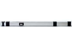 ABUS dörrpansarspegel PR1500, silver, 04649 | Säkrar invändiga öppningsbara dörrar (780–1040 mm) med halvcylinder - inkl. 3 nycklar, robust stålkonstruktion