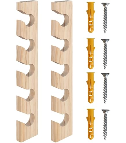 Porte Canne à Pêche en Bois, 2 Paire Support Canne à Pêche Ratelier, Montage Plafond Ou Mur, Support de Canne à Pêches, Rod Rack Stockage de 10 Pôles, pour Garage, Bateaux, Mur Porte Canne à Pêche en Bois, 2 Paire Support Canne à Pêche Ratelier, Montage Plafond Ou Mur, Support de Canne à Pêches, Rod Rack Stockage de 10 Pôles, pour Garage, Bateaux, Mur