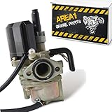 Carburador de repuesto con paso de 12 mm para todos los modelos de 50 cc/2 tiempos, Peugeot, Honda, Kymco y SYM. El envío incluye estrangulador eléctrico. El carburador se suministra completamente listo para instalar (prediseñado para scooters de 50 cm). ¡Atención!