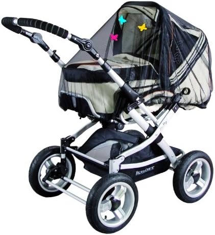 Sunnybaby D10359 Universal-Insektenschutz mit Deko-Schmetterlingen, schwarz