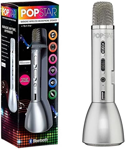 Popstar Bluetooth Karaoke Microphone Speaker Wireless Children’s Singing Mic