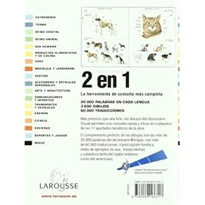 Dicc. Visual Bilingüe 2 en 1 (Larousse - Diccionarios Visuales)