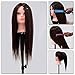 Neverland Professional 24" 50% Real Human Hair Training Head With Free Clamp For College and Professional Use Dark Brown