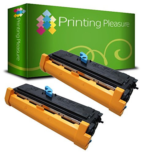2 Toner kompatibel für Epson EPL-6200, EPL-6200L, EPL-6200N / C13S050166 (S050166) / C13S050167 (S050167) Schwarz / Black