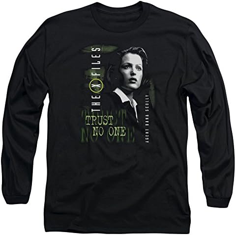 X-Files Horror Sci-Fi TV Series Scully Trust No One Adult L-Sleeve T-Shirt