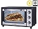 Produktbild Mini Backofen | 45 Liter | elektrischer Drehspieß | Temperaturregelung 100-250°C | zuschaltbare Umluft | Innenbeleuchtung | Pizzaofen | Minibackofen | 90 min.Timer | 2000 Watt |