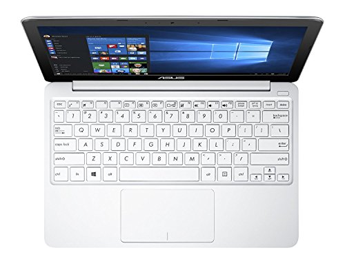 ASUS E200HA-FD0005T 11 6 inch Eeebook  Intel Atom Z8300  HD LED 1366 x 768 Screen  2G  32 GB  Windows 10  802 11 AC Wi-Fi   BT 4 1  - White