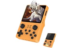 BuLuHAHA Consola de Juegos Portatil Powkiddy RGB20S, Powkiddy Consola de Juegos Retro 16GB+64GB, RK3326 Sistema de Código Abierto de Cuatro Núcleos, Pantalla IPS OGA de 3,5 Pulgadas