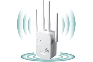 CRST WLAN Verstärker WLAN Repeater mit Repeater/AP/Router Modus,WiFi Verstärker 1200Mbit/s 5GHz+2.4GHz,WiFi Repeater mit Ethernet Port,Easy Setup,Kompatibel zu Allen WLAN Geräten (O5H9)