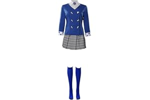 FORWACOS Heathers Musical Costume Veronica Sawyer Cosplay Uniform Jacket Shirt Skirt Full Set for Halloween Outfits