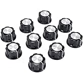 10 Stk Potentiometer Drehknöpfe 6mm Knopf Regler Kappe Drehknopf Potiknopf