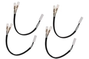 B Baosity - Conector adaptador de señal intermitente para Yamaha R1 R6 FZ1 98-12 (4 unidades)