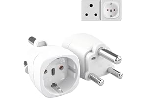 XGKEGS 2 Stück Adapter Südafrika, Adapter Namibia, Reiseadapter Südafrika, Stromadapter südafrika, Reiseadapter Typ M für Südafrika, Namibia,Botswana, Bhutan